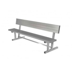 Aluminum Player's Bench (With Back)